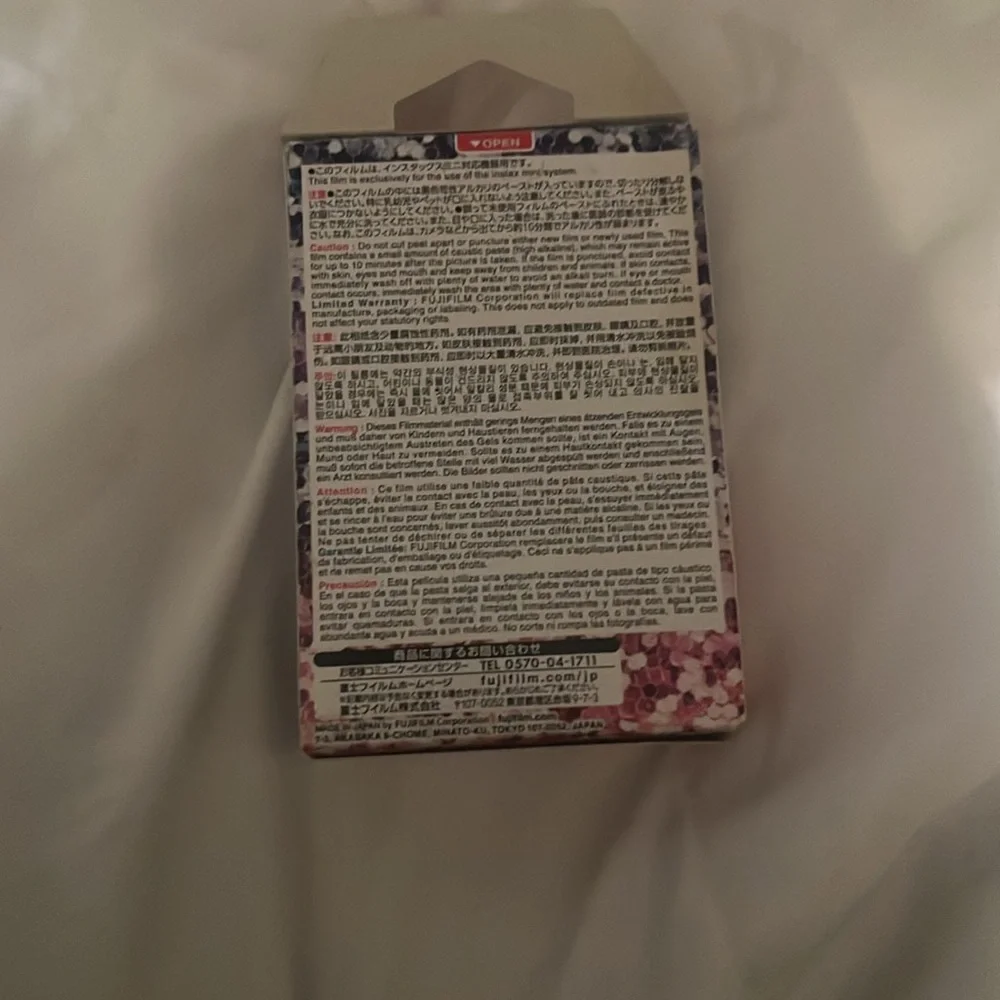instax mini confetti instant film